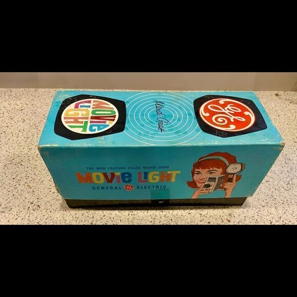 VTG GE Mardi Gras Movie Light Works NOS with bulb - Picture 5 of 16